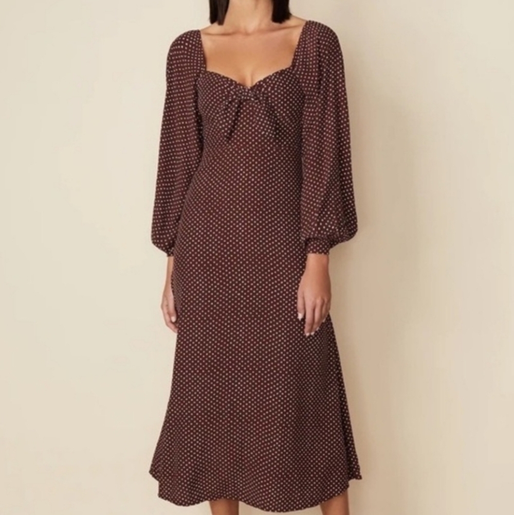 Faithful The Brand Polkadot Midi Dress 10